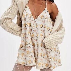 Free People Chiara Romper Playsuit New without Tags